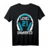 Level 21 Complete Gaming T-Shirt – Cooles Geburtstagsgeschenk für Jungen und Männer zum 21. Geburtstag, perfekt für Gamer, Söhne, Neffen & Freunde