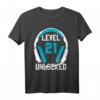 Level 21 Complete Gaming T-Shirt – Cooles Geburtstagsgeschenk für Jungen und Männer zum 21. Geburtstag, perfekt für Gamer, Söhne, Neffen & Freunde