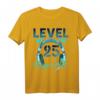 Level 25 Jahre Geburtstag Gamer T-Shirt für Mann und Frau – Perfekt für Lanparty, Konsole & PC, Geschenkidee zum 25. Geburtstag