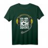 Ich Hör' Dich Nicht Ich Zocke Gaming T-Shirt - Lustiges Geschenk für PC, Konsolen & Online Gamer zum Geburtstag & Weihnachten