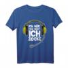 Ich Hör' Dich Nicht Ich Zocke Gaming T-Shirt - Lustiges Geschenk für PC, Konsolen & Online Gamer zum Geburtstag & Weihnachten