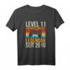 Level 11 Freigeschalter Legendär Seit 2010 Gamer T-Shirt - Perfektes Geburtstagsgeschenk für 11-jährige Jungen und Zocker bei LAN-Partys