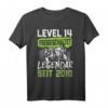Level 14 Geburtstag T-Shirt für Jungen - Lustige Gamer Geburtstag Deko & Geschenk für 14-Jährige mit Controller Motiv