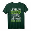 Level 14 Geburtstag T-Shirt für Jungen - Lustige Gamer Geburtstag Deko & Geschenk für 14-Jährige mit Controller Motiv