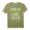 Level 14 Geburtstag T-Shirt für Jungen - Lustige Gamer Geburtstag Deko & Geschenk für 14-Jährige mit Controller Motiv