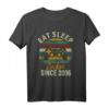 Eat Sleep Zocken Since 2006 Gamer T-Shirt – Perfektes Geburtstagsgeschenk für Teenager Jungen und Mädchen, Gaming Fanartikel