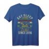 Eat Sleep Zocken Since 2006 Gamer T-Shirt – Perfektes Geburtstagsgeschenk für Teenager Jungen und Mädchen, Gaming Fanartikel