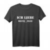 Ich liebe meine Frau mich Zocken lässt Geschenk Mann Gamer T-Shirt - Lustiges Spruch-Shirt als Geschenk für Ehemann, Weihnachten & Geburtstag
