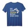 Zockern Eat Sleep Zocken Since 2003 Gamer T-Shirt – Perfektes Geburtstagsgeschenk für Gamer & Gamerin mit coolem Game Controller Design