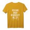 Ich hab doch gedrückt - Lustiges Zocker T-Shirt für Gamer, perfekte Geschenkidee zu Weihnachten & Geburtstag