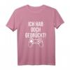 Ich hab doch gedrückt - Lustiges Zocker T-Shirt für Gamer, perfekte Geschenkidee zu Weihnachten & Geburtstag