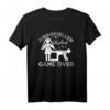 Junggesellenabschied Männer - Bräutigam Game Over T-Shirt für lustige Abschiedspartys & Hochzeitsgeschenke