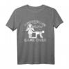 Junggesellenabschied Männer - Bräutigam Game Over T-Shirt für lustige Abschiedspartys & Hochzeitsgeschenke