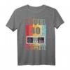 HapDuck Männer T-Shirt Gamer Level 40 - Lustiges Geschenk für Gaming-Fans & Geburtstagsfeier
