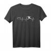 Fencing Heart Beat Fencing T-Shirt – Sportliches Fechtmotiv mit Herzschlag-Design für Fechter und Kampfsportfans