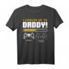 I Leveled Up To Daddy Gamer - Werdender Vater Geschenk T-Shirt für Gaming-liebende Väter, perfekt für Vatertag, Babyparty & Geburtstagsmomente