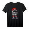 Gamer Claus Weihnachten Partnerlook Familien Weihnachtsmann T-Shirt – Lustiges Familien- und Gamer-Design für die Festtage