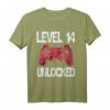 Level 14 Unlocked Gaming T-Shirt – Perfektes Geburtstagsgeschenk für 14-Jährige Jungen und Gamer mit Vintage Design