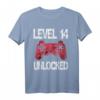 Level 14 Unlocked Gaming T-Shirt – Perfektes Geburtstagsgeschenk für 14-Jährige Jungen und Gamer mit Vintage Design