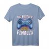 Kinder Big Brother Finally for Boys Gamer - Ankündigungsshirt für den neuen großen Bruder, perfekt für Geburtstags- oder Geschwistergeschenke