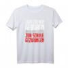 Zum Zocken geboren zur Schule gezwungen Gamer Geschenk T-Shirt – Perfektes Weihnachts- oder Geburtstagsgeschenk für Kinder und Jugendliche, die Gaming lieben