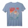HapDuck Jungen Videospieler Level 40 Unlocked T-Shirt - Perfektes Geschenk für Gamer bei Party, LAN-Event & Geburtstagsfeier