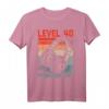 HapDuck Jungen Videospieler Level 40 Unlocked T-Shirt - Perfektes Geschenk für Gamer bei Party, LAN-Event & Geburtstagsfeier