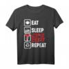HapDuck Gamer Russenhocke T-Shirt für Herren - Lustiges Cyka Blyat Geschenk für russische Freunde & Kollegen
