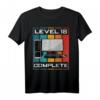 Level 18 Ist Erreicht Gaming T-Shirt – Perfektes Geburtstagsgeschenk für Zocker und Videospieler