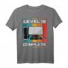 Level 18 Ist Erreicht Gaming T-Shirt – Perfektes Geburtstagsgeschenk für Zocker und Videospieler