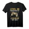Level 8 Jahre Geburtstagsshirt für Junge Gamer – Legendär seit 2014, perfektes Geschenk für Gaming-Fans zum 8. Geburtstag