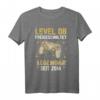 Level 8 Jahre Geburtstagsshirt für Junge Gamer – Legendär seit 2014, perfektes Geschenk für Gaming-Fans zum 8. Geburtstag