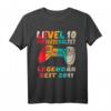 Level 10 Jahre Geburtstagsshirt für Jungen - Gaming Controller Motiv für Kindergeburtstag, LAN-Party & Gaming Fans