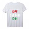 Hausaufgaben OFF Game ON | Lustiges Gamer T-Shirt für Schüler, Zocker & Geburtstagsgeschenk für Gamer-Freunde