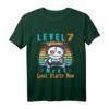 Kinder Gamer Geburtstag T-Shirt für 7-Jährige - Level Up & Complete Videospiel Controller Motiv, Perfektes Geschenk für junge Zocker