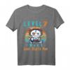 Kinder Gamer Geburtstag T-Shirt für 7-Jährige - Level Up & Complete Videospiel Controller Motiv, Perfektes Geschenk für junge Zocker
