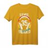 35. Geburtstag Gamer Jungen Männer Level 35 Unlocked T-Shirt – Coole Geschenkidee für Videospiel-Fans und Geburtstagskinder