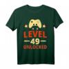 49. Geburtstag Geschenk Level 49 Gamer Shirt - Klassisches T-Shirt für Damen und Herren zum Geburtstag