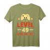49. Geburtstag Geschenk Level 49 Gamer Shirt - Klassisches T-Shirt für Damen und Herren zum Geburtstag