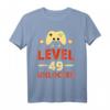 49. Geburtstag Geschenk Level 49 Gamer Shirt - Klassisches T-Shirt für Damen und Herren zum Geburtstag