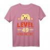 49. Geburtstag Geschenk Level 49 Gamer Shirt - Klassisches T-Shirt für Damen und Herren zum Geburtstag
