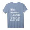 Zockern Eat Sleep Zocken Since 2009 T-Shirt für Gamer & Gamerin – Perfektes Geburtstagsgeschenk für Videospiel-Enthusiasten