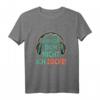 Ich Hör Dich Nicht Bin Am Zocken Gamer Headset Kopfhörer T-Shirt - Lustiges Geschenk für Zocker zum Geburtstag & Weihnachten