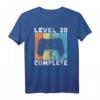 Level 30 Complete Gaming Geburtstagsshirt – Lustiges Geschenk für Männer, Gamer und Videospiel-Fans zum 30. Geburtstag