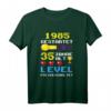 Herren 35. Geburtstag Lustiges Gamer T-Shirt - Geschenk für Zocker und Gaming-Fans, Level freigeschaltet, 1985 geboren