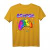 Gaymer Shirt LGBT Pride Rainbow Controller - Buntes 80s Gamer T-Shirt für Pride und Retro-Gaming Liebhaber
