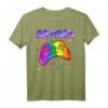 Gaymer Shirt LGBT Pride Rainbow Controller - Buntes 80s Gamer T-Shirt für Pride und Retro-Gaming Liebhaber