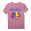 Gaymer Shirt LGBT Pride Rainbow Controller - Buntes 80s Gamer T-Shirt für Pride und Retro-Gaming Liebhaber