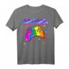 Gaymer Shirt LGBT Pride Rainbow Controller - Buntes 80s Gamer T-Shirt für Pride und Retro-Gaming Liebhaber