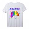 Gaymer Shirt LGBT Pride Rainbow Controller - Buntes 80s Gamer T-Shirt für Pride und Retro-Gaming Liebhaber